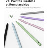 Metapen Stylet A8 Compatible avec Apple iPad 2018-2026 pour iPad 11 A16/10/9/8/7/6,Pro 3/4/5/6/M4/M5,Air 3/4/5/M2/M3/4,Mini 5/6,