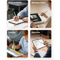 Metapen Stylet A8 Compatible avec Apple iPad 2018-2026 pour iPad 11 A16/10/9/8/7/6,Pro 3/4/5/6/M4/M5,Air 3/4/5/M2/M3/4,Mini 5/6,