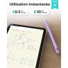 Metapen Stylet A8 Compatible avec Apple iPad 2018-2026 pour iPad 11 A16/10/9/8/7/6,Pro 3/4/5/6/M4/M5,Air 3/4/5/M2/M3/M4,Mini 5/6