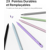 Metapen Stylet A8 Compatible avec Apple iPad 2018-2026 pour iPad 11 A16/10/9/8/7/6,Pro 3/4/5/6/M4/M5,Air 3/4/5/M2/M3/M4,Mini 5/6