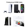Ubluker 10K 8K 4K Câble HDMI 48Gbps 4M, Certifié Ultra Haut Débit HDMI® Cable 4K 240Hz 144Hz 120Hz 8K60Hz 0,01ms HDR10+ ARC eARC