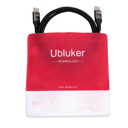 Ubluker 10K 8K 4K Câble HDMI 48Gbps 4M, Certifié Ultra Haut Débit HDMI® Cable 4K 240Hz 144Hz 120Hz 8K60Hz 0,01ms HDR10+ ARC eARC
