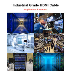 Ubluker 10K 8K 4K Câble HDMI 48Gbps 1.5M, Certifié Ultra Haut Débit HDMI® Cable 4K 240Hz 144Hz 120Hz 8K60Hz 0,01ms HDR10+ ARC eA
