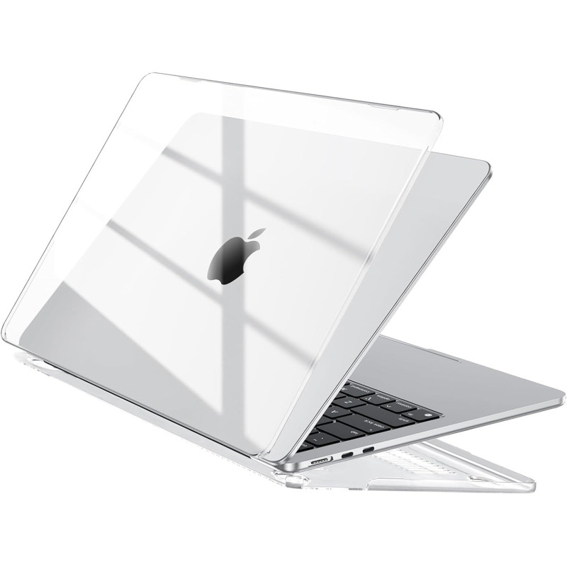 EooCoo Compatible avec Coque MacBook Air 13,6 Pouces M5 M4 M3 M2 2026 2025 2024 2022 Étui Rigide pour Mac Book Air 13,6" A3240 A