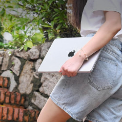 EooCoo Compatible avec Coque MacBook Air 13,6 Pouces M5 M4 M3 M2 2026 2025 2024 2022 Étui Rigide pour Mac Book Air 13,6" A3240 A