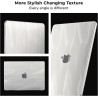 EooCoo Compatible avec Coque MacBook Air 13 Pouces M5 M4 M3 M2 2026 2025 2024 2022, A3449 A3240 A3113 A2681 avec Touch ID, Prote