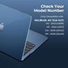 EooCoo Coque Compatible avec MacBook Air 13 Pouces M5 M4 M3 M2 avec 13,6" Retina et Touch ID, 2026 2025-2022, A3449 A3113 A3240,