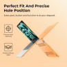 Eoocoo compatible avec coque macbook air 13,6 pouces m5 m4 m3 m2 2026 2025 2024 2022 étui rigide pour mac book air 13,6" a3449 a