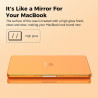 Eoocoo compatible avec coque macbook air 13,6 pouces m5 m4 m3 m2 2026 2025 2024 2022 étui rigide pour mac book air 13,6" a3449 a