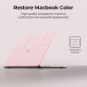 EooCoo Coque Compatible avec MacBook Air 13,6 Pouces M5 M4 M3 M2 A3449 A3113 A3240, 2022-2025 2026 Release avec Touch ID, Protec