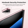 EooCoo Coque Compatible avec MacBook Air 13,6 Pouces M5 M4 M3 M2 A3449 A3113 A3240, 2022-2025 2026 Release avec Touch ID, Protec