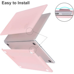 EooCoo Coque Compatible avec MacBook Air 13 M5 M4 M3 M2 13,6 Pouces 2026 2025 2024 2022 (A3240 A3113 A3449 A2681) avec Touch ID,