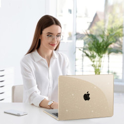 EooCoo Coque Compatible avec MacBook Air 13,6 Pouces M5 A3449 M4 A3240 M3 A3113 M2 2026 2025-2022 avec Touch ID, Protection Étui