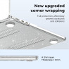 EooCoo Coque Compatible avec MacBook Air 13,6 Pouces M5 A3449 M4 A3240 M3 A3113 M2 A2681 2026 2025-2022 Mac 13 Protection Étui R