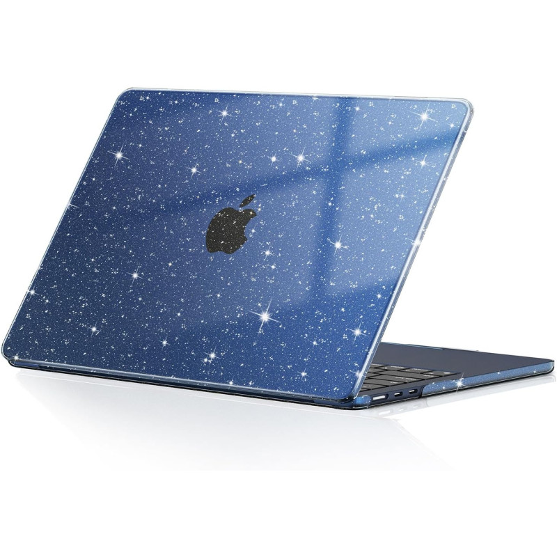 EooCoo Coque Compatible avec MacBook Air 13,6 Pouces M5 A3449 M4 A3240 M3 A3113 M2 2026 2025 2024 2022 Mac 13 Protection Étui Ri