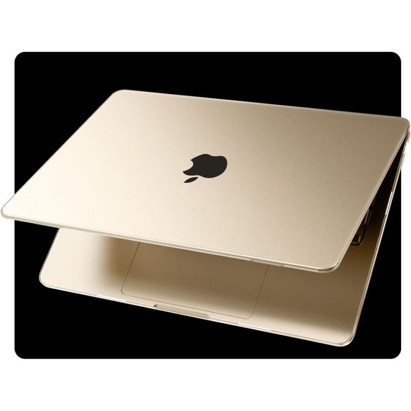EooCoo Coque Compatible avec MacBook Air 13,6 Pouces M5 M4 M3 M2 2026 2025-2022: Liquid Retina 13,6" A3449 A3240 A3113 A2681 [Id
