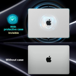 EooCoo Coque Compatible avec MacBook Air 13,6 Pouces M5 M4 M3 M2 2026 2025 2024 2022: Liquid Retina 13,6" A3449 A3240 A3113 [Ide
