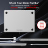 EooCoo Coque Compatible avec MacBook Air 13,6 Pouces M5 M4 M3 M2 2026 2025 2024 2022: Liquid Retina 13,6" A3449 A3240 A3113 [Ide