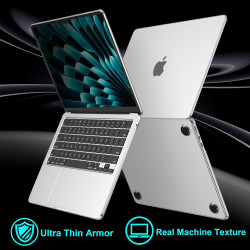 EooCoo Coque Compatible avec MacBook Air 13,6 Pouces M5 M4 M3 M2 2026 2025 2024 2022: Liquid Retina 13,6" A3449 A3240 A3113 [Ide