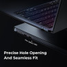 EooCoo Coque Compatible avec MacBook Air 13 Pouces M5 M4 M3 M2 2026 2025 2024 2022: Liquid Retina 13,6"A3449 A3240 A3113 Mac Boo