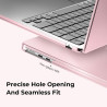 EooCoo Coque Compatible avec MacBook Air 13 Pouces M5 M4 M3 M2 2026 2025 2024 2022: Liquid Retina 13,6" A3449 A3240 A3113 A2681 