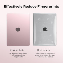 EooCoo Coque Compatible avec MacBook Air 13 Pouces M5 M4 M3 M2 2026 2025 2024 2022: Liquid Retina 13,6" A3449 A3240 A3113 A2681 