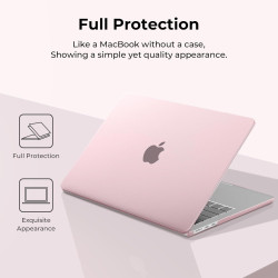 EooCoo Coque Compatible avec MacBook Air 13 Pouces M5 M4 M3 M2 2026 2025 2024 2022: Liquid Retina 13,6" A3449 A3240 A3113 A2681 