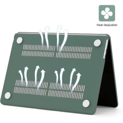 EooCoo Coque Compatible avec MacBook Air 13,6 Pouces M5 A3449 M4 A3240 M3 A3113 M2 A2681 2026 2025-2022 avec Touch ID, Mac 13 Et
