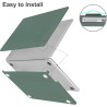 EooCoo Coque Compatible avec MacBook Air 13,6 Pouces M5 A3449 M4 A3240 M3 A3113 M2 A2681 2026 2025-2022 avec Touch ID, Mac 13 Et