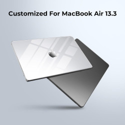 EooCoo Coque Compatible avec MacBook Air M1 13 Pouces 2020 2019 2018 A2337 A2179 A1932 Mac Book Air 13,3″ avec Touch ID, Case Ul