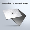 EooCoo Coque Compatible avec MacBook Air M1 13 Pouces 2020 2019 2018 A2337 A2179 A1932 Mac Book Air 13,3″ avec Touch ID, Case Ul