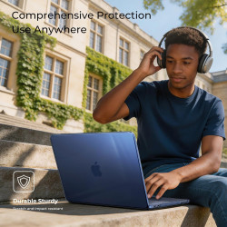 EooCoo Compatible Coque avec MacBook Neo 13 Pouces 2026 (Modèle A3404, Puce A18 Pro) Étui Rigide Housse de Protection en Plastiq