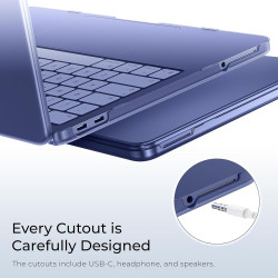 EooCoo Compatible avec Coque MacBook Neo 13 Pouces 2026 (Modèle A3404, Puce A18 Pro) Correspondance Parfaite Couleur d'origine, 