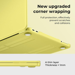 EooCoo Coque Compatible avec MacBook Neo 13 Pouce 2026 (Modèle A3404, Puce A18 Pro), équipé écran Liquid Retina 13", Coque Rigid