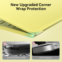 EooCoo Coque Compatible avec MacBook Neo 13 Pouce 2026 (Modèle A3404, Puce A18 Pro), équipé écran Liquid Retina 13", Coque Rigid