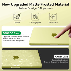 EooCoo Compatible avec Coque MacBook Neo 13 Pouces 2026 (Modèle A3404, Puce A18 Pro) Correspondance Parfaite Couleur d'origine, 