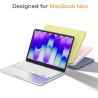 EooCoo Compatible avec Coque MacBook Neo 13 Pouces 2026 (Modèle A3404, Puce A18 Pro) Correspondance Parfaite Couleur d'origine, 