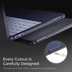 EooCoo Compatible avec Coque MacBook Neo 13 Pouces 2026 (Modèle A3404, Puce A18 Pro) Correspondance Parfaite Couleur d'origine, 