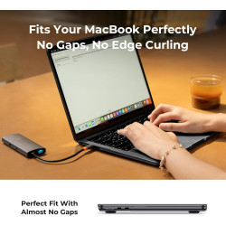 EooCoo Coque Compatible avec MacBook Air 15 Pouces M5 M4 M3 M2 2026 2025-2023,A3448 A3241 A3114 avec Touch ID et 15,3" Retina Di
