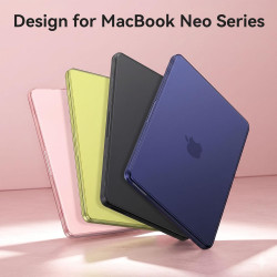 EooCoo Coque Compatible avec MacBook Neo 13 Pouce 2026 (Modèle A3404, Puce A18 Pro), équipé écran Liquid Retina 13", Coque Rigid