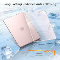 EooCoo Compatible Coque avec MacBook Neo 13 Pouces 2026 (Modèle A3404, Puce A18 Pro) Étui Rigide Housse de Protection en Plastiq