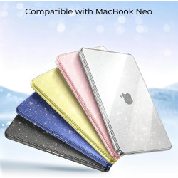 EooCoo Compatible avec Le 2026 Apple Coque MacBook Neo 13 Pouces A3404 équipé d'une Puce A18 Pro et d'un écran 13" Liquid Retina