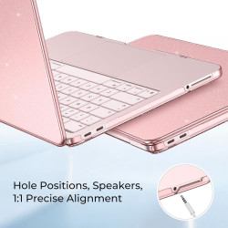 EooCoo Compatible avec Le 2026 Apple Coque MacBook Neo 13 Pouces A3404 équipé d'une Puce A18 Pro et d'un écran 13" Liquid Retina
