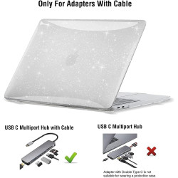 EooCoo Coque MacBook Pro 13 Pouces M2 M12022-2016 A2338 A2289 A2251 A2159 A1989 A1706, Plastique Case Rigide Étui pour MacBook P