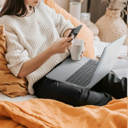 EooCoo Coque Compatible avec MacBook Air M1 13 Pouces 2020 2019 2018 A2337 A2179 A1932 Mac Book Air 13,3″ avec Touch ID, Case Ul