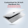 EooCoo Coque Compatible avec MacBook Pro 16 Pouces 2026 2024-2021 M5 M4 M3 M2 M1 Pro Max A3428 A3429 A3186 A3403 A2991 avec Touc