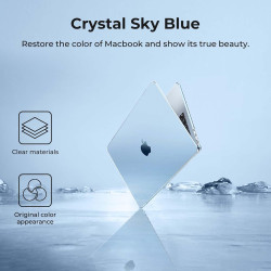 EooCoo Coque Compatible avec MacBook Air 15 Pouces 2026 2025 2024 2023 M5 A3448 M4 A3241 M3 A3114 M2 A2941 avec 15,3" Retina,Pro