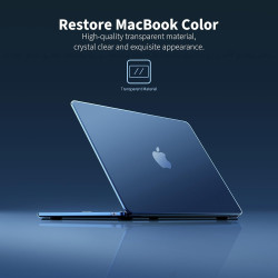 EooCoo Coque Compatible avec MacBook Air 15 Pouces 2026 2025 2024 2023 M5 M4 M3 M2 A3448 A3241 A3114 avec et 15,3" Retina,Compat