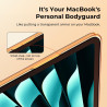 Eoocoo coque compatible avec macbook air 15 pouces 2026 2025-2023 m5 a3448 m4 a3241 m3 a3114 m2 a2941 avec touch id, protection 