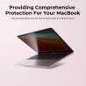 EooCoo Coque Compatible avec MacBook Air 13 M1 A2337 A2179 A1932 2020 2019 2018 MacBook Air 13,3 Pouces avec Touch ID, Plastique